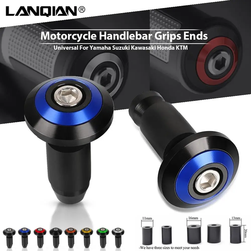 Manopole Manubrio Moto Tappo Manubrio Tappo Terminale Per Yamaha Yz Wr Ttr Xt Dt 80 85 125 230 250 426 450 600 F Fx X Parts