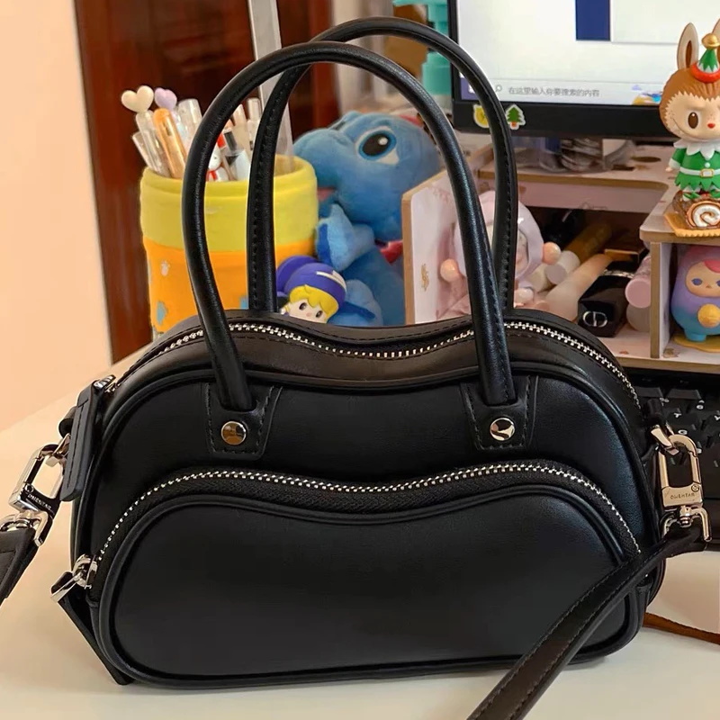 

Versatile Bags For Women Luxury Designer Handbag And Purse 2023 Spring New In Casual Style PU Material Sense Shoulder Pillow Bag
