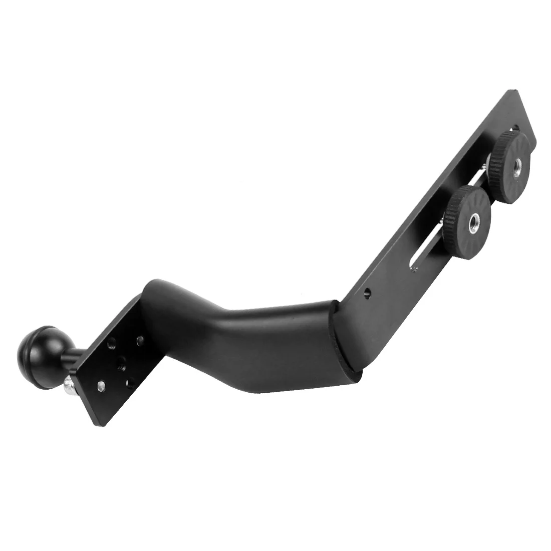 Aluminum Alloy Diving Bracket Z Type Single Handle With Base Adapter for Underw