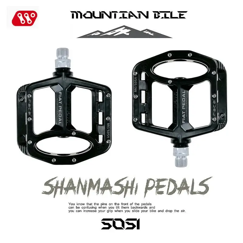 

White Pedals For Bicycle Magnesium Alloy Road Bike Pedal Cycling Ultralight MTB Pedal Lightweight Bike Accessories