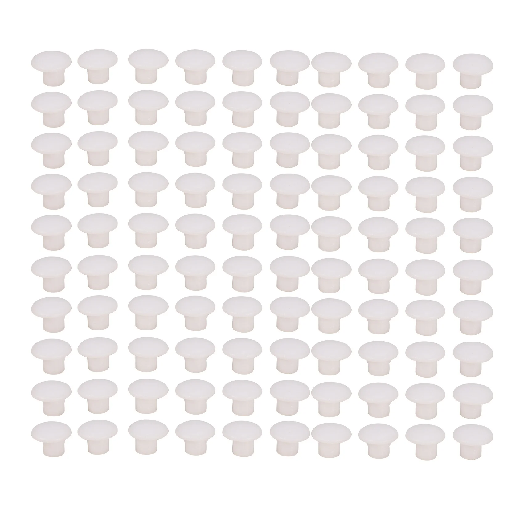 Home furniture decor 5 mm white plastic hole drilling cover 100 pcs furniture hole cover