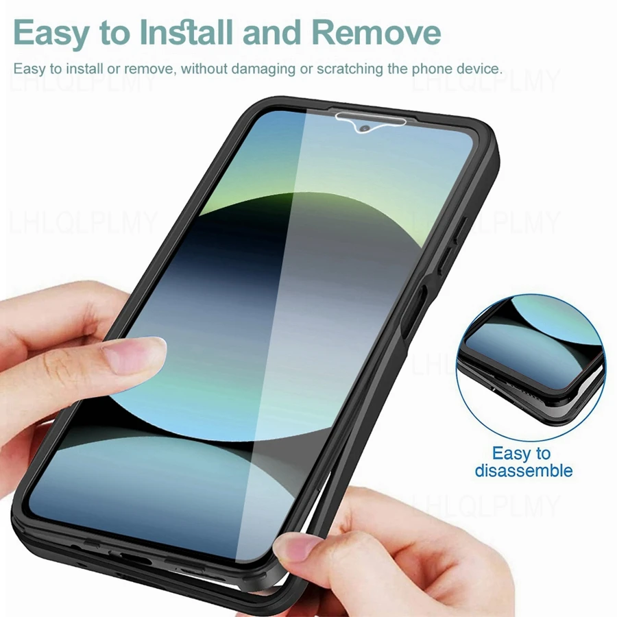 360° Shockproof Protective Case – Front & Back Coverage
