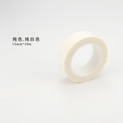 Colorful Black Style Washi Tape for DIY Projects and Scrapbooking (White)