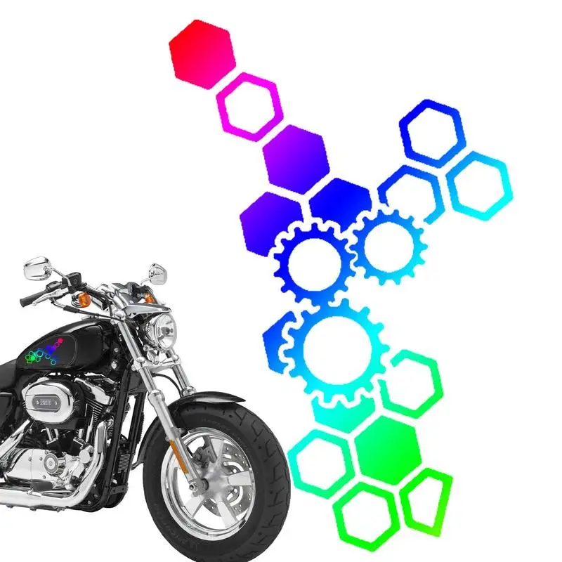 

Car Stickers Accessories Beautiful Honeycomb Pattern Personality Car Cover Scratches Motorcycle Exterior Parts Accessories