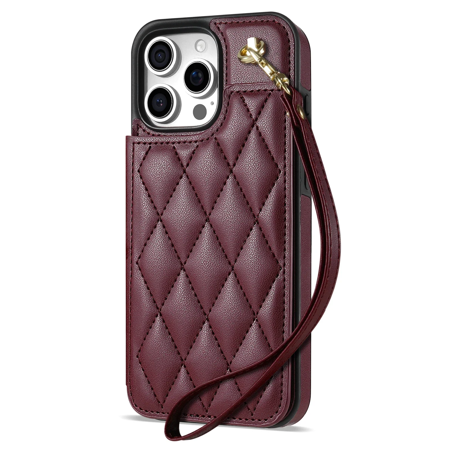 Premium PU Leather Flip Phone Case with Card Wallet Holder