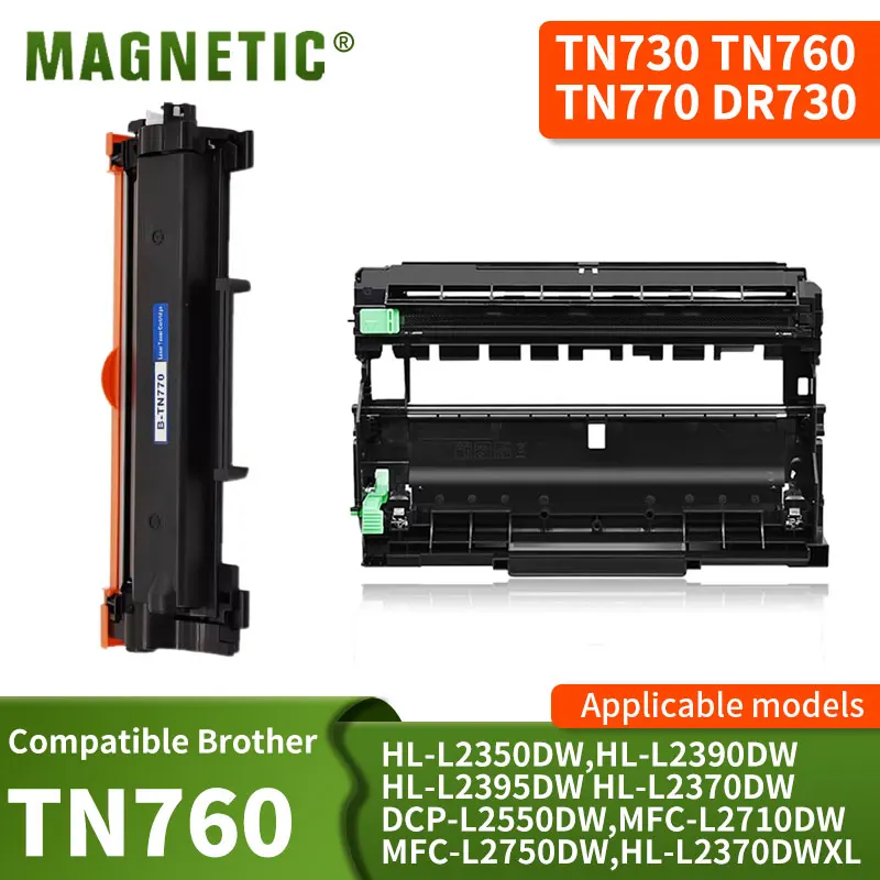 

Тонер-картридж NA TN730 TN760 TN770 DR730 для Brother HL-L2390dw L2350dw L2370dn L2395dw DCP-L2550 L2713 L2730 L2750