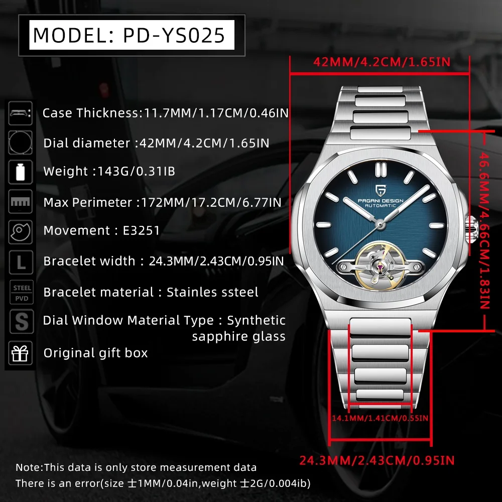 Pagani Design PD-YS025 Automatic Watch thumbnail 6