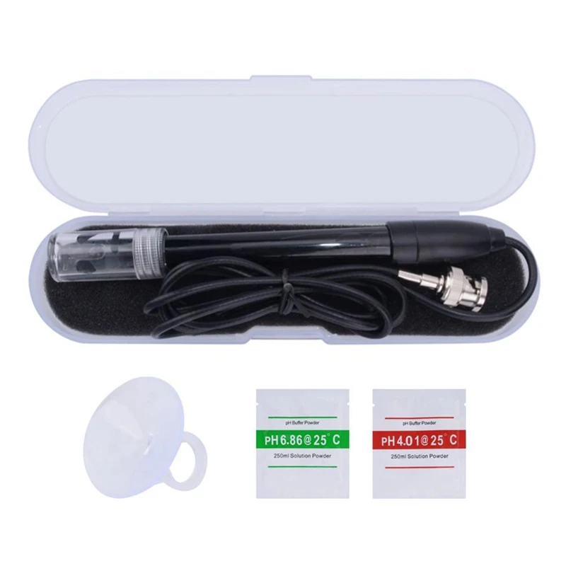 2X Ph Replacement Probe Aquarium Hydroponic Laboratory Electrode Ph Meter Potential Test Bnc Q9 Connector