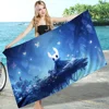 1PC Hollow Knight Game Microfiber Beach Towel Absorbent Quick Dry Soft Yoga Swimming Resort Mountain Climbing Towel 1