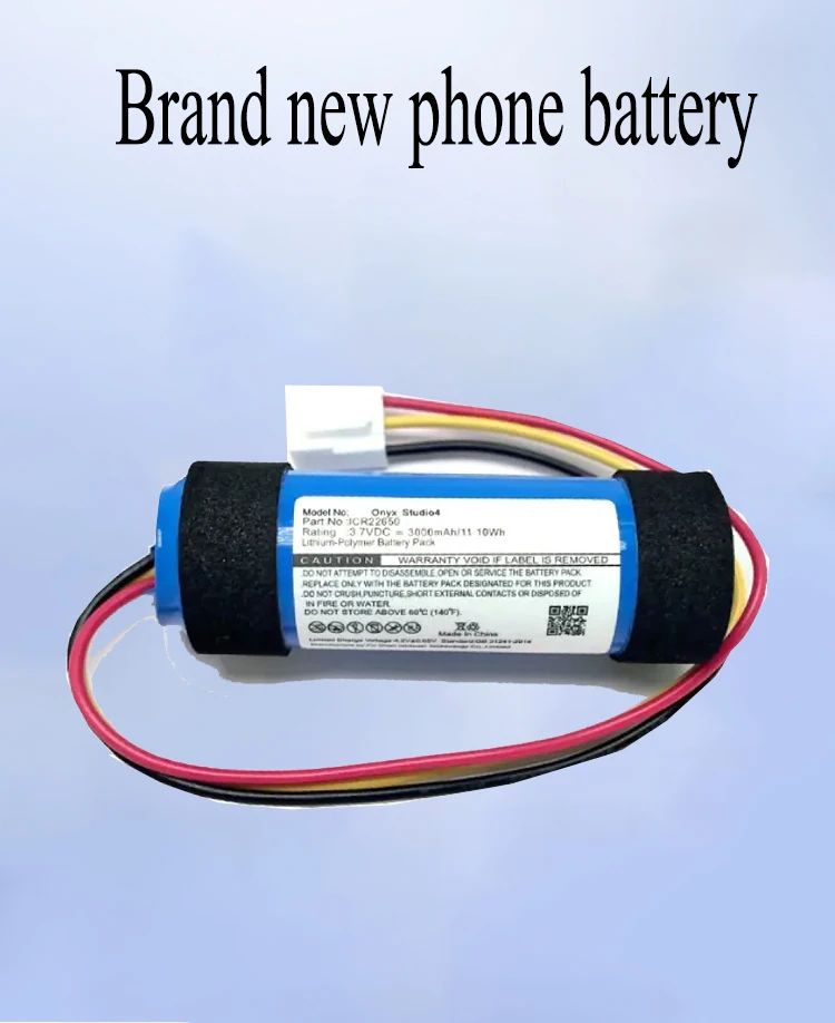 2023 Years 100% Original Battery ICR22650 3000mAh For HARMAN KARDON Onyx Studio 4 Onyx Studio4 Player Speaker Batteries Bateria