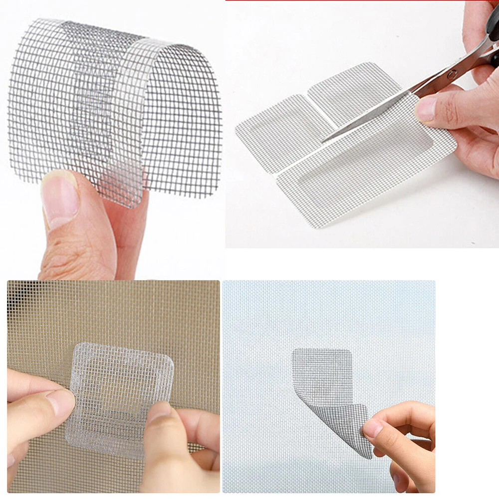 

1/3/6Pcs Door Curtain Window Screen Repair Patch Safety Screen Patch Stickers Anti Mosquito Net