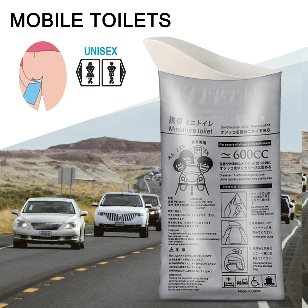 Disposable Urine Bags 1-12PCS 600/700ML for Camping