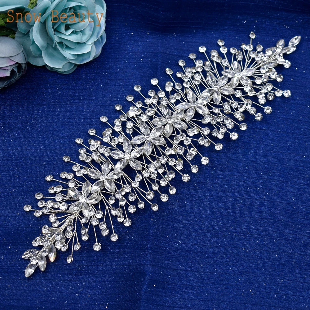 DZ004 Wedding Hairband Leaf Headband Birthday Party Headpieces Hair Accessorie for Women and Girls Bridesmaid Gift Bridal Tiara