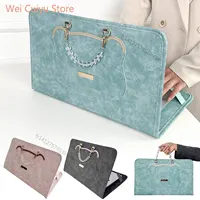 Étui de protection pour ordinateur portable, porte-documents, sac à main pour ordinateur de 13 pouces, 14 pouces, 15 pouces, 16 pouces, fournitures de décoration 3