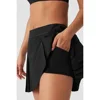 AL Yoga Tennis Ruffle Skirt Women Sports Running Sexy Fitness Skirt Explosion proof Dew Belt Pocket Golf Sports Shorts Skirts 5