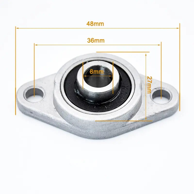 2pcs Pillow Block Bearing KP08 KP000 KP001 KP002 KP003 KFL 08 000 001 002 003 004 8mm 10mm 12mm 15mm 17mm 20mm Mounted Bearings image 18