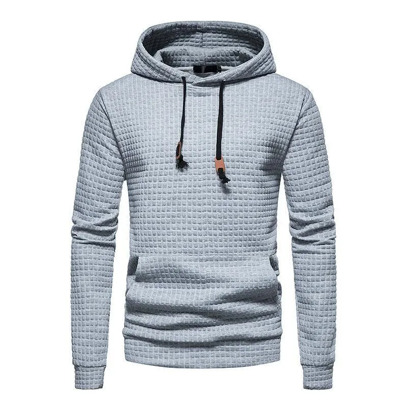 Men's and Women's Solid Color Pocket Hoodies Sports Fitness Sweatshirts Fashionable Casual Pullovers Multi Color