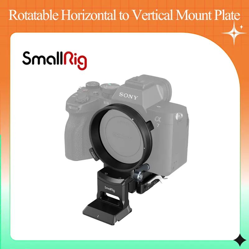 Piastra Di Montaggio Orizzontale-Verticale Girevole Smallrig Per Fujifilm Gfx Mount Nikon Z Canon Eos R Sony A1 A7 A9 Montaggio Serie Fx