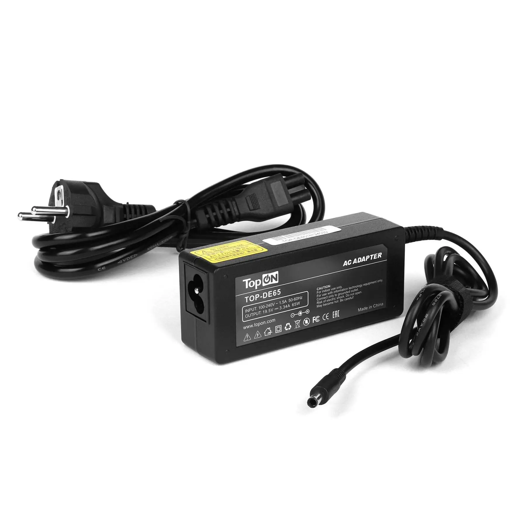 Блок питания TopON для Dell 19V 3.34A (4.5x3.0) 65W 043NY4 TOP-DE65 |