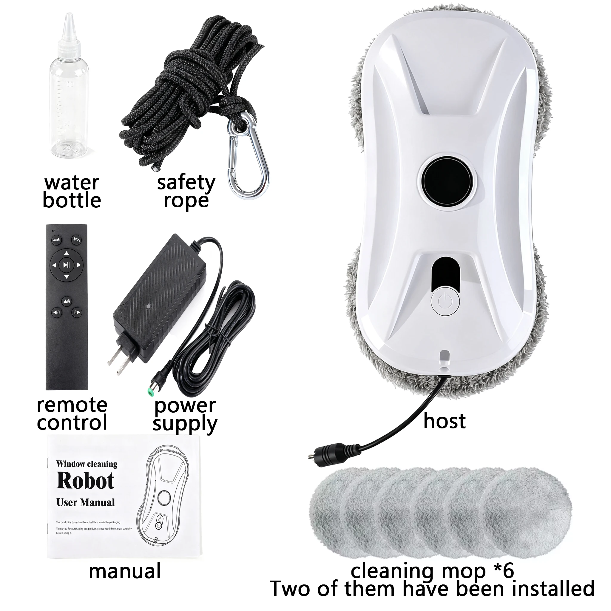 روبوت تنظيف النوافذ الذكي