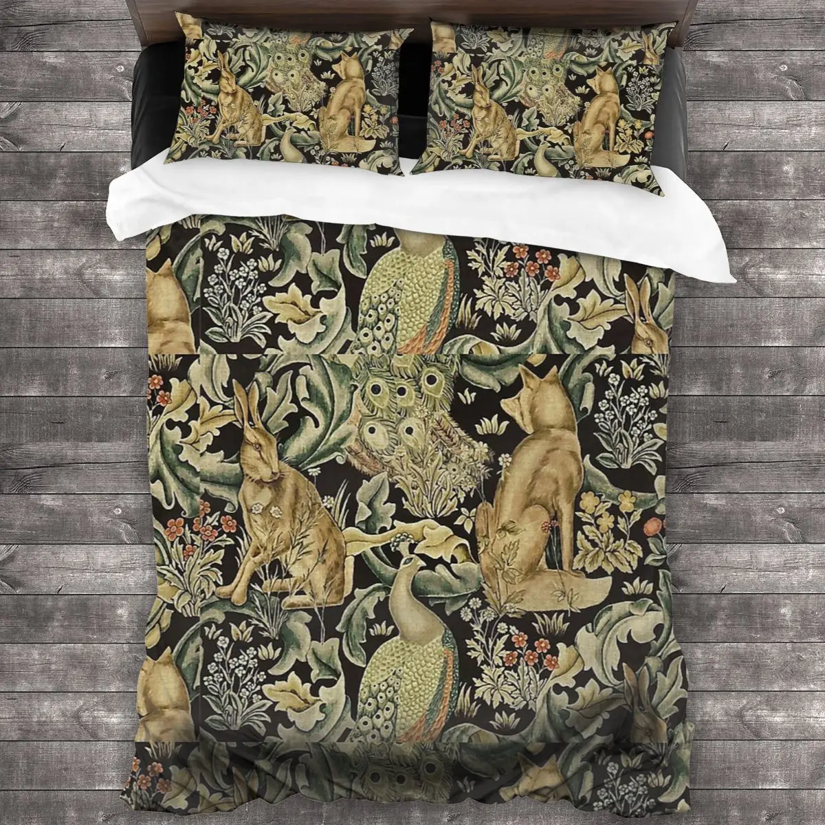 Copripiumino King Size Reversibile - Arancione/Grigio Quadri, Microfibra Morbida, Con Cerniera, 220x230cm