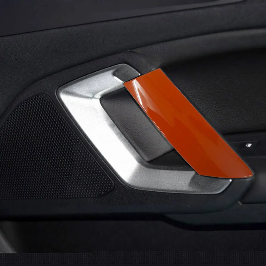 2 stücke Auto Türgriffe Trim Rahmen Dekoration Abdeckung Helle Patch Für Peugeot Neue 408 308 308S Innen Zubehör – Detail 2