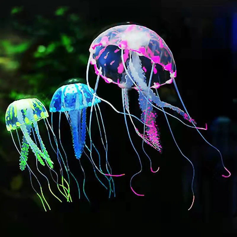 Aquarium Fluorescent Jellyfish Decor 5