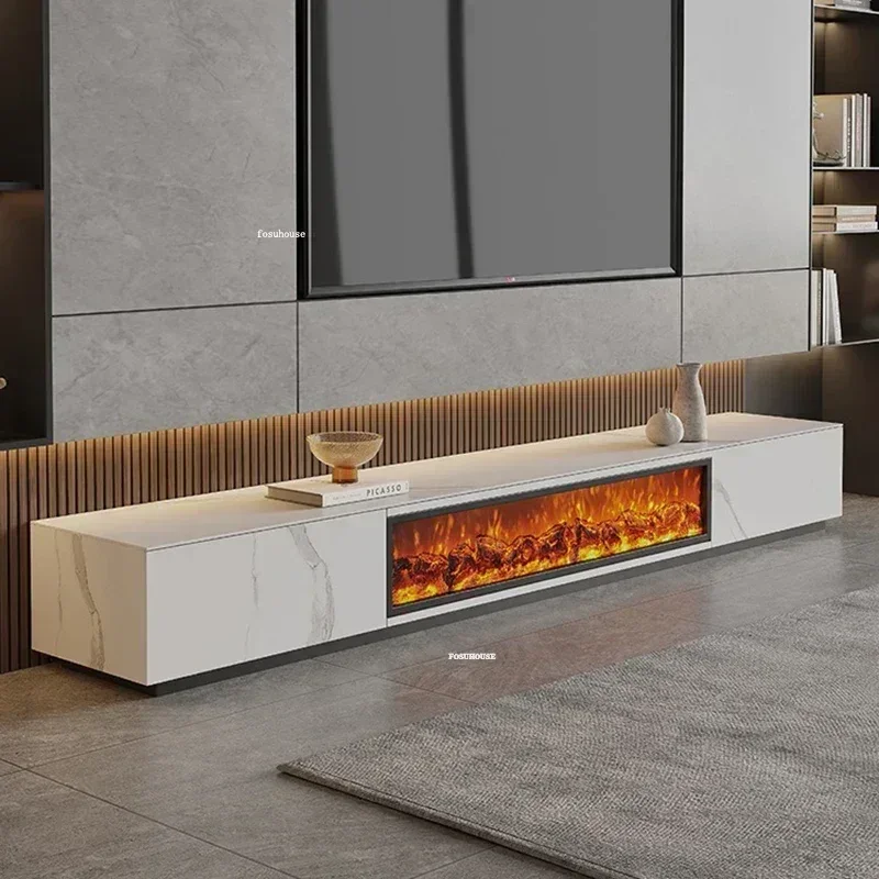 Embedded Fake Fire TV Fireplace European Living Room Decorative Cabinet Home Electronic Fireplaces Simulated Flame Heater N