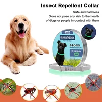 Flea and Tick Collar Luminous Up To 8 Months Protection Pet Flea Collar Adjustable Size Fluorescent Collar for Dogs and Cats 5