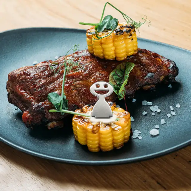 Villa Kukorica Nyárs Rozsdamentes Acél Kukoricatartók Bbq Botkészlet Cob Nyáron Hordozható Gyümölcsvillák Kültéri Barbecue Szerszám
