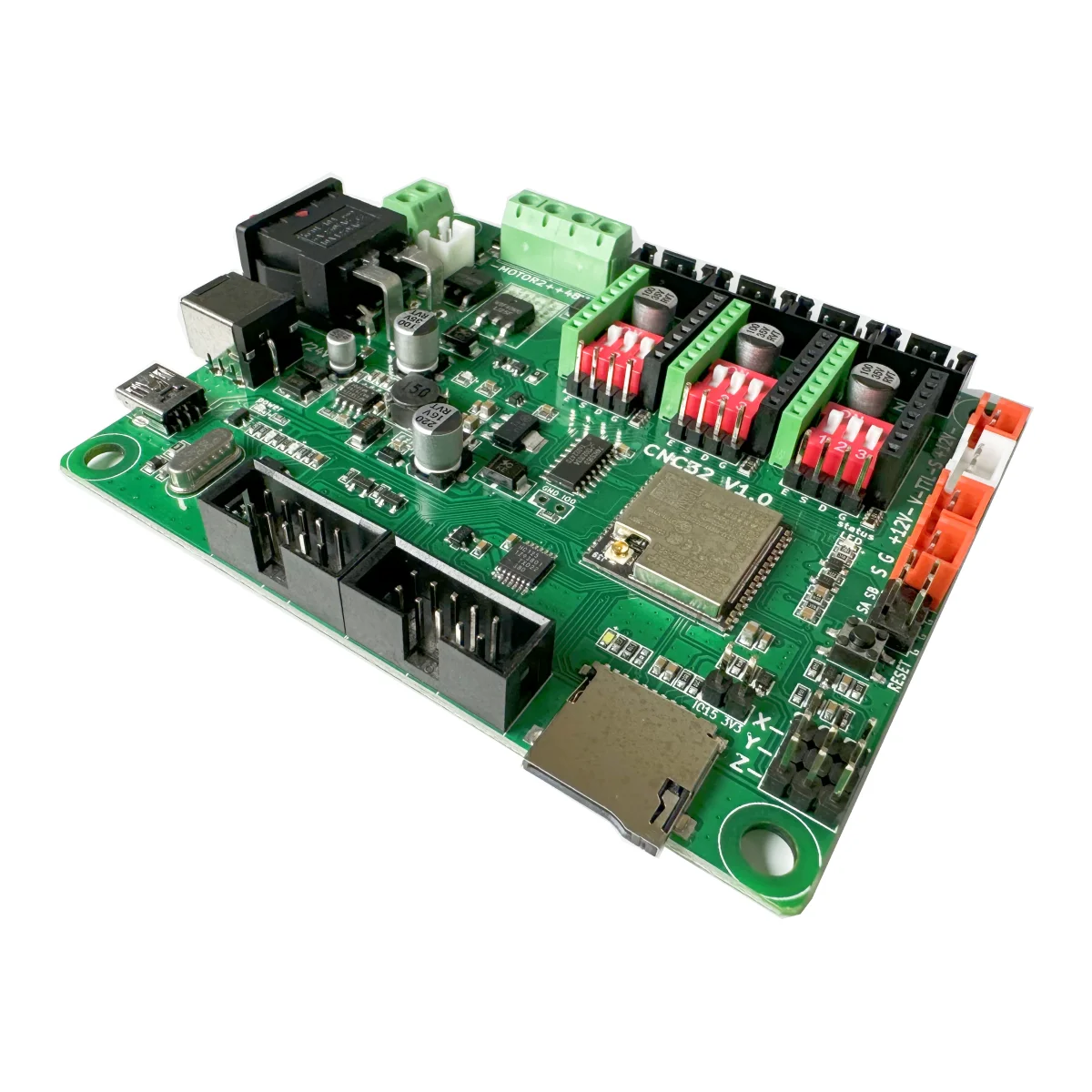 GRBL CNC  ī, CNC    LCD  ׷̵ ŰƮ, 3  , esp32 ÷Ʈ, MKS TS24-R ÷