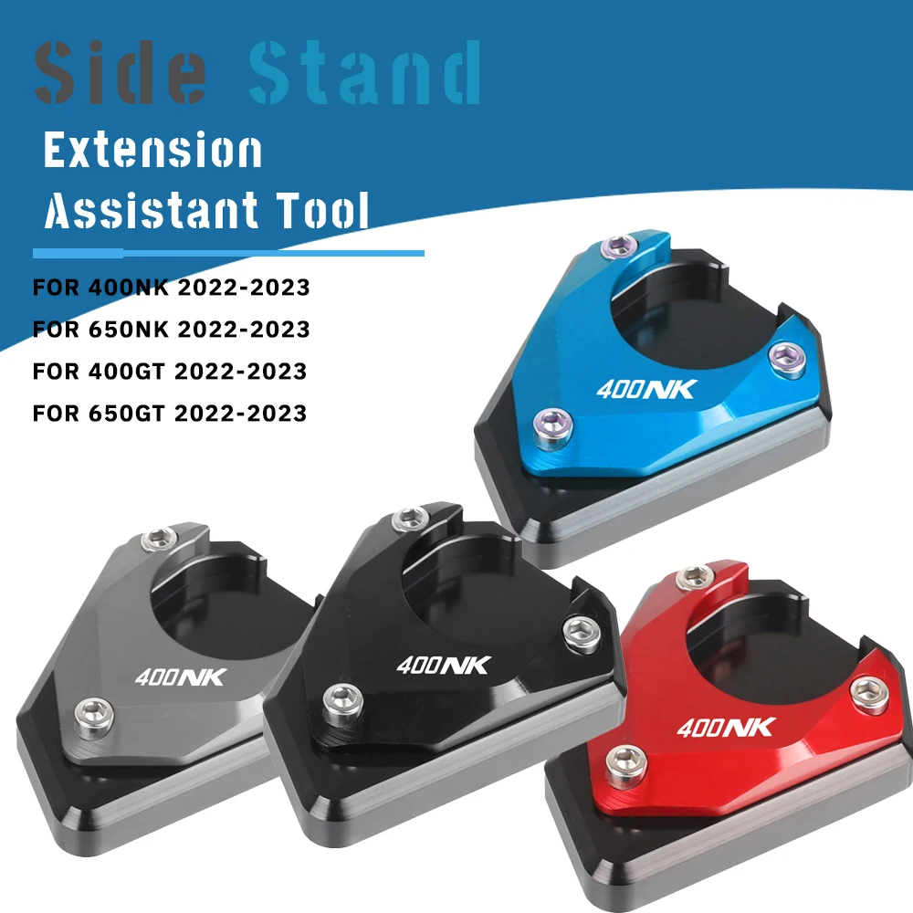 

FOR CFMOTO 400NK 650NK 400GT 650GT 2022 2023 Side Stand Enlarge CNC Aluminium Kickstand Extension Support Motorcycle Accessories