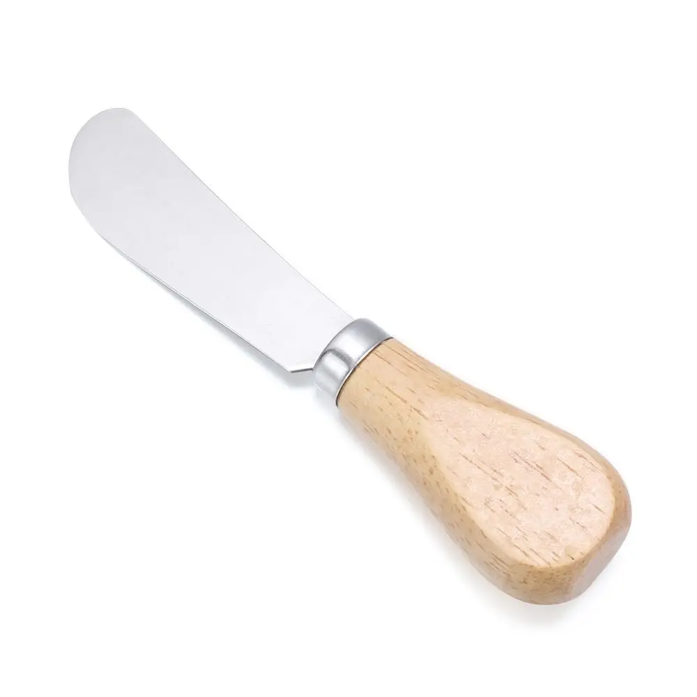 Butter Knife 5 Inch Jam Spreader Cheese Utensils Wooden Handle Knives Spread Cream Spatula Butter Knife Baking Tools