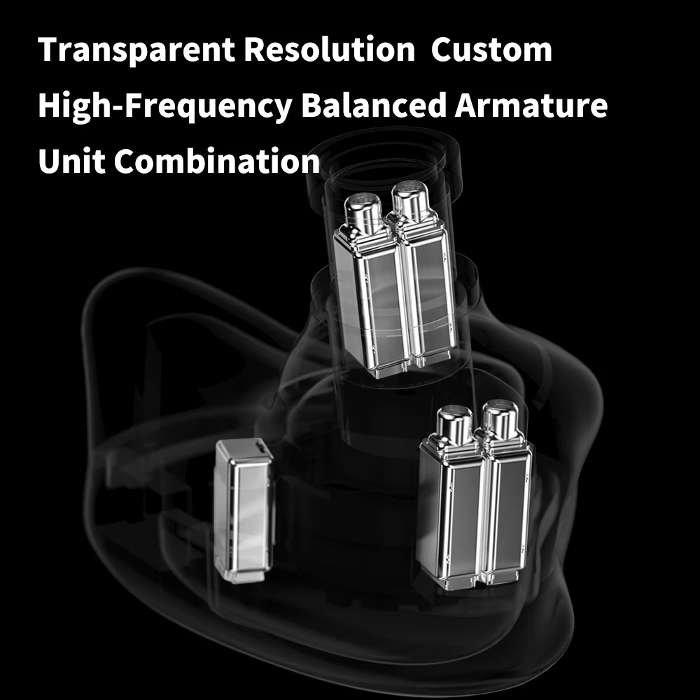 Фото Проводные Внутриканальные наушники TRN ST7 2DD + 5BA Hybrid IEM, проводные наушники-вкладыши со съемным кабелем для аудиофилов, музыкантов №5