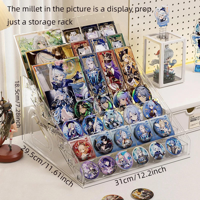 바 디스플레이 랙, 계단 기장 보관함, 배지, 레이저 티켓, 색지, 카드, 주변 디스플레이 랙