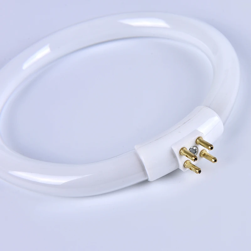 T4 Round Annular Tubes Lamps 11W Magnifying Glass Light Bulb Fluorescent Ring Lamp Tube With 4 Pins