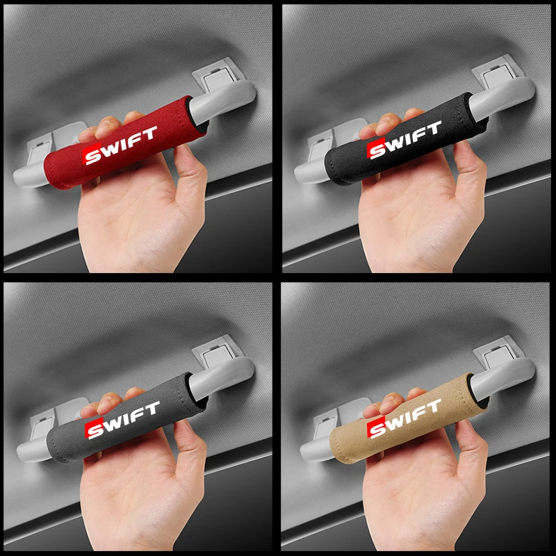 Per Suzuki Swift Jimny Baleno Grand Vitara Samurai Gsx S750 Sx4 Alto Splash Suede Car Roof Bracciolo Pull Protection Cover Guanti