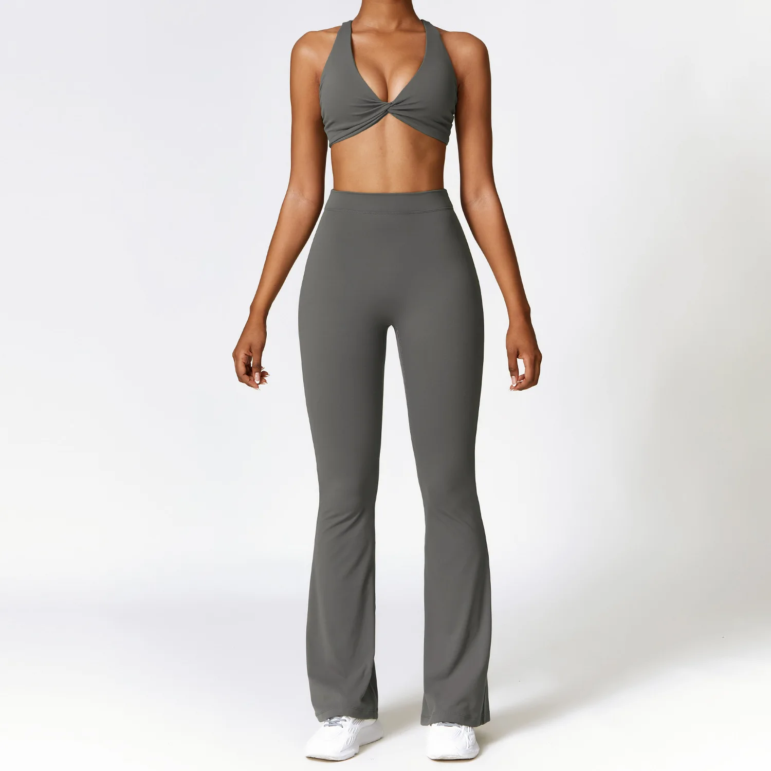 Yoga Set 2 Pieces Gym Set Workout Clothes for Women Seamless High Waist Leggings Sports Bra Suit Female Clothing Women Tracksuit