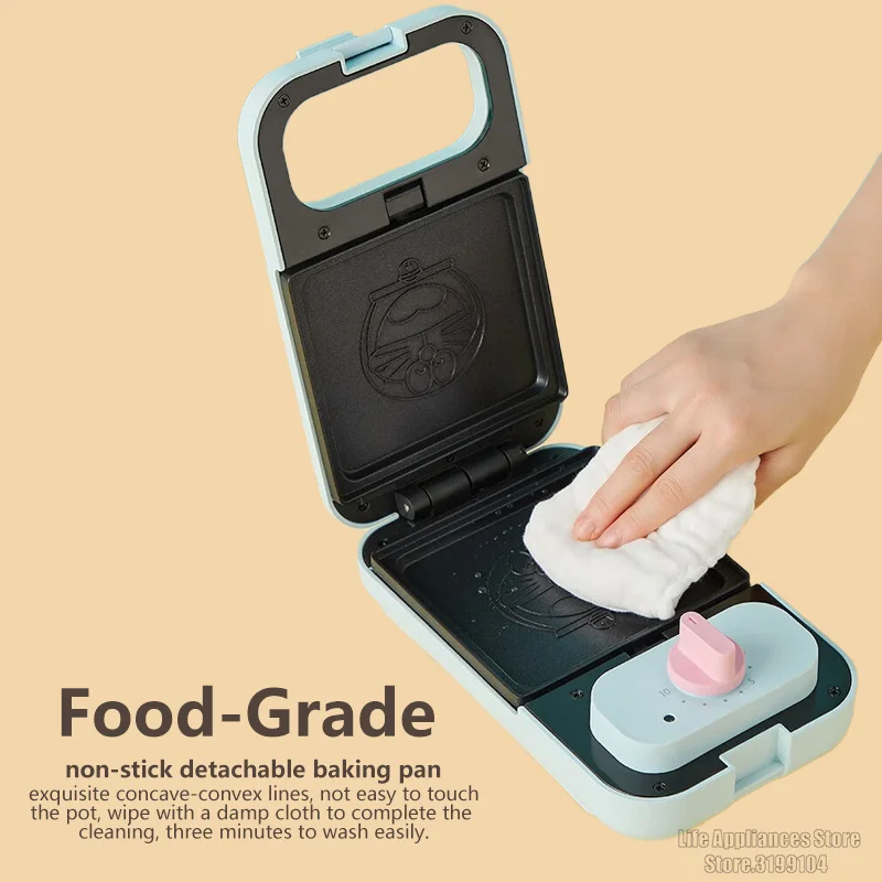 Joyoung Breakfast Sandwich Maker 600w Double Side Heating Timing Bread Toast Toaster Breakfast Machine 5
