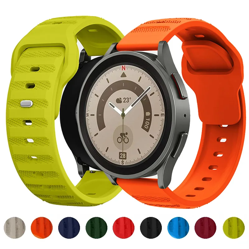 High-Quality Silicone Watch Strap - 20mm/22mm - Versatile Fit
