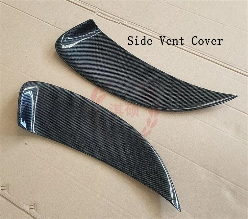 For Porsche Boxster 981 2013-2016 Real Carbon Fiber Front Lip Rear Diffuser Body Side Skirt Kit Vent Cover Trunk Spoiler Refits - - Racext 37