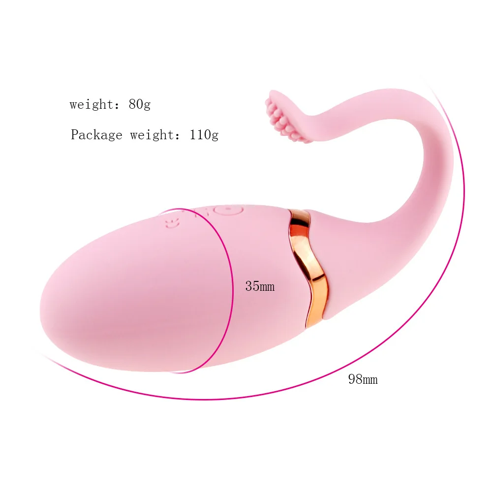 

10 frequency wireless remote control fish tail jump egg vibrator female masturbation G-spot stimulation massage adult sex toy18+
