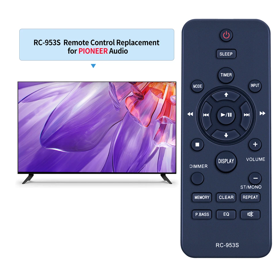 パイオニア用リモコン,マイクロHi-Fiレシーバー,RC-953S, X-EM16,em26