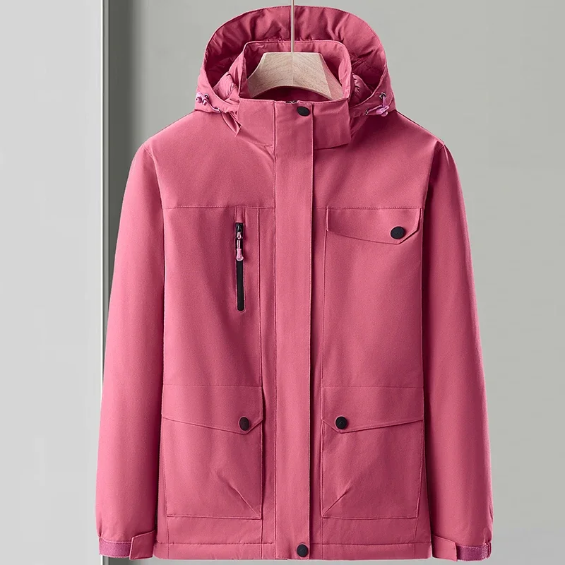 하이킹 방수 다운 남성 여성 겨울 캠핑 레인 코트, 트레킹 사냥 방풍 코트, 야외 스포츠 등반 