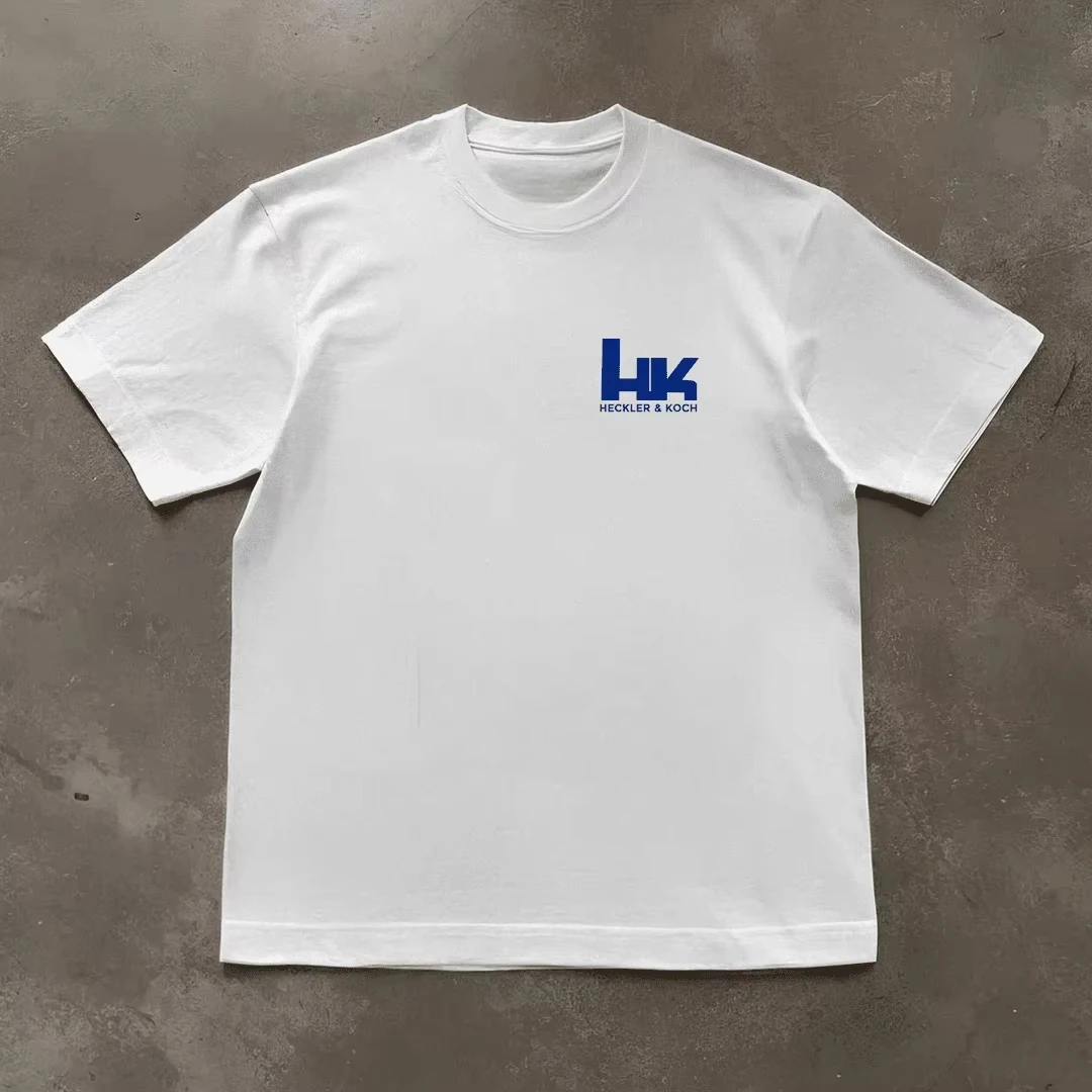 Men's Graphic Heckler & Koch HK416 T-shirt cotton Breathable High quality casual T-shirt Easy sports streetwear