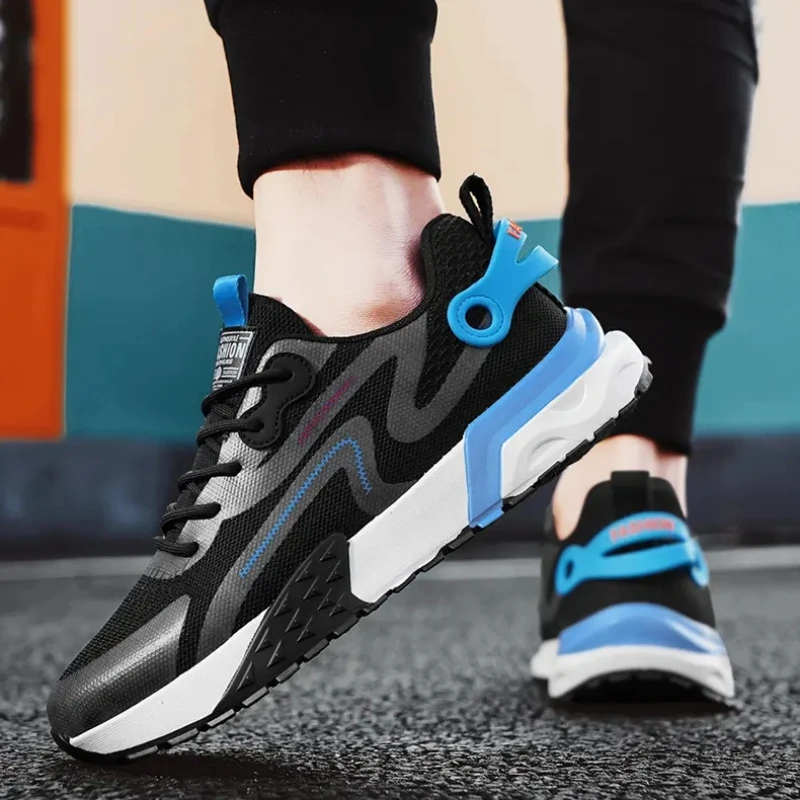 

Мужские дышащие туфли, зеленые мягкие кроссовки, большой размер 39- 44