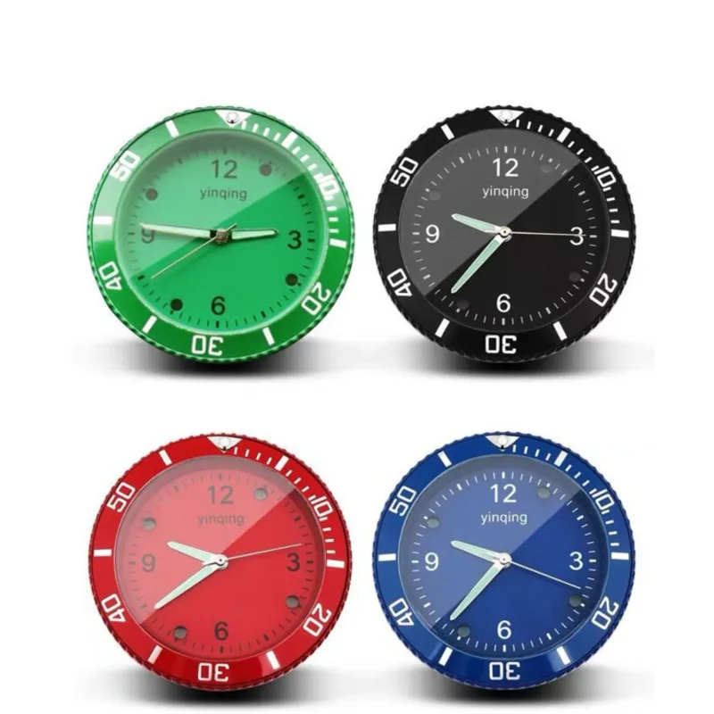 

New Arrival On-board Car Electronic Watch Five Colors Vihicle Numbor Time Clock Sticker Style Air Outlet Car's Clock Watches