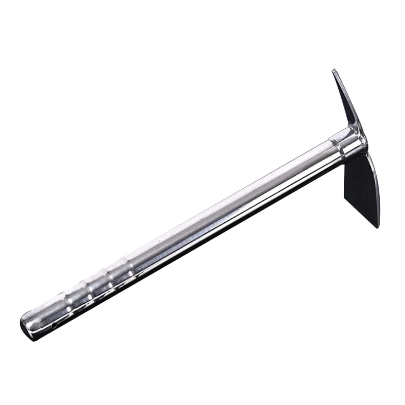 Pickaxe for Planting Gardening Digging Tool Garden Weeding Excavator Hand Rake Metal Rake Stainless Steel Hoe