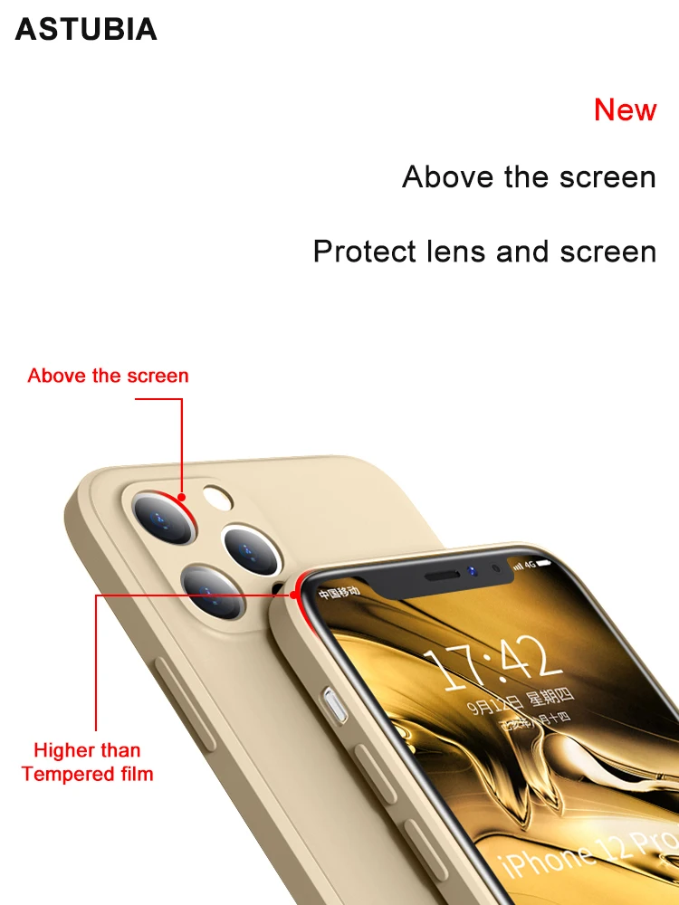 2021 Square Liquid Silicone Case For iPhone 11 12 13 Pro Max Mini X XR XS MAX 7 8 PLUS SE 2020 Cover Full Protector funda coque iphone 13 pro max case clear 