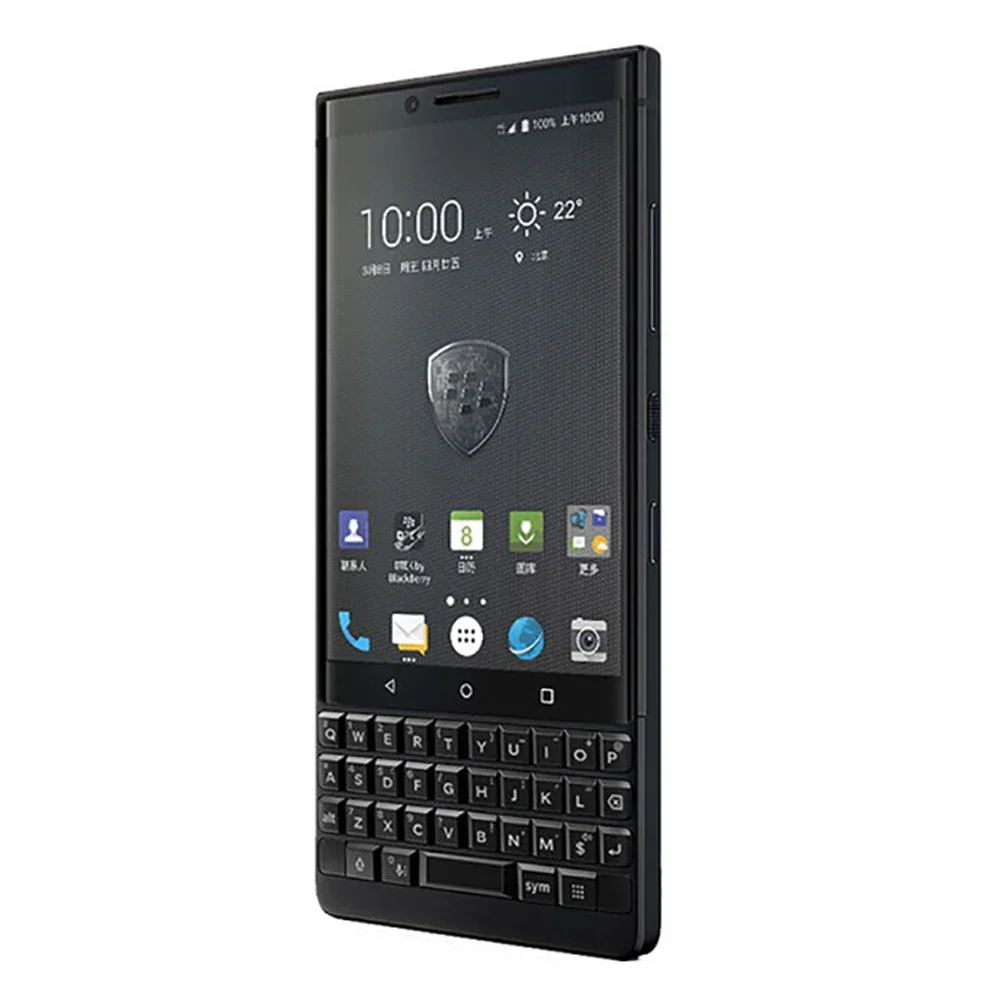 Original BlackBerry KEY2 Mobile Phone 64GB ROM 6GB RAM QWERTY 4.5'' Octa-Core keytwo 4G LTE CellPhone